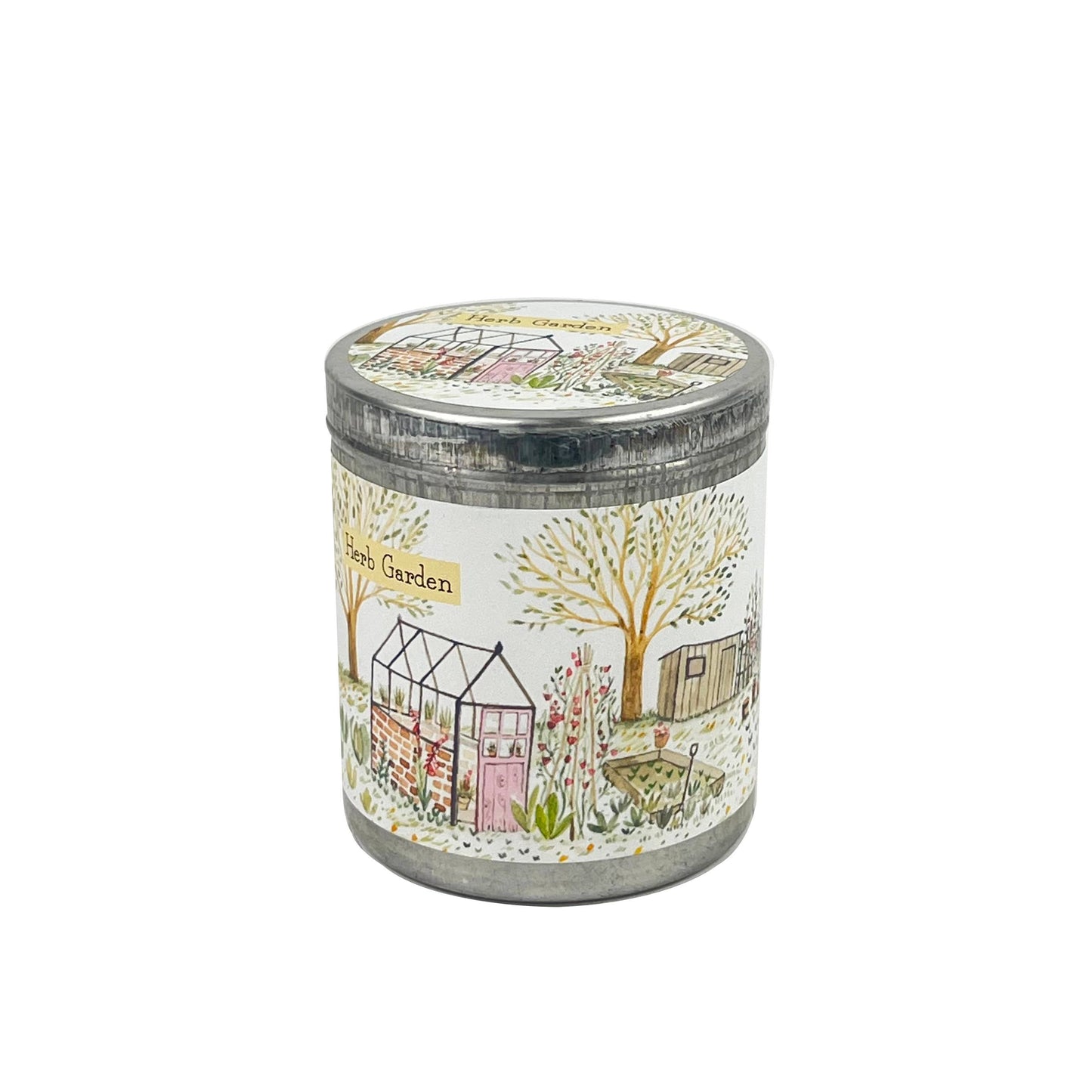 Bougie Parfumée - Boite Etain - Jardin d'herbes (Romarin, Sauge & Thym)