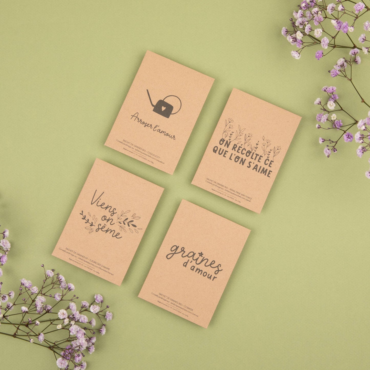 Arroser l’amour - Sachet de graines de Coquelicots