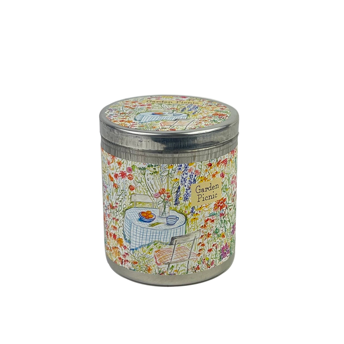 Bougie Parfumée - Boite Etain - Citron vert‚ Basilic & Mandarine