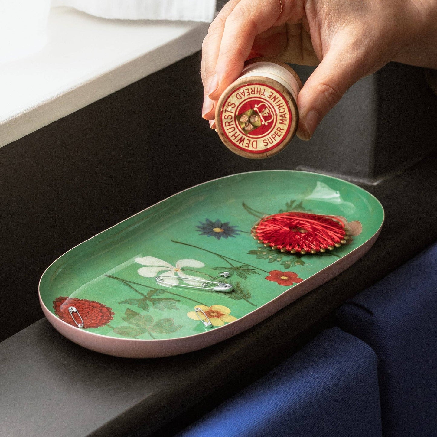 Plateau imprimé en métal - Festival des fleurs -