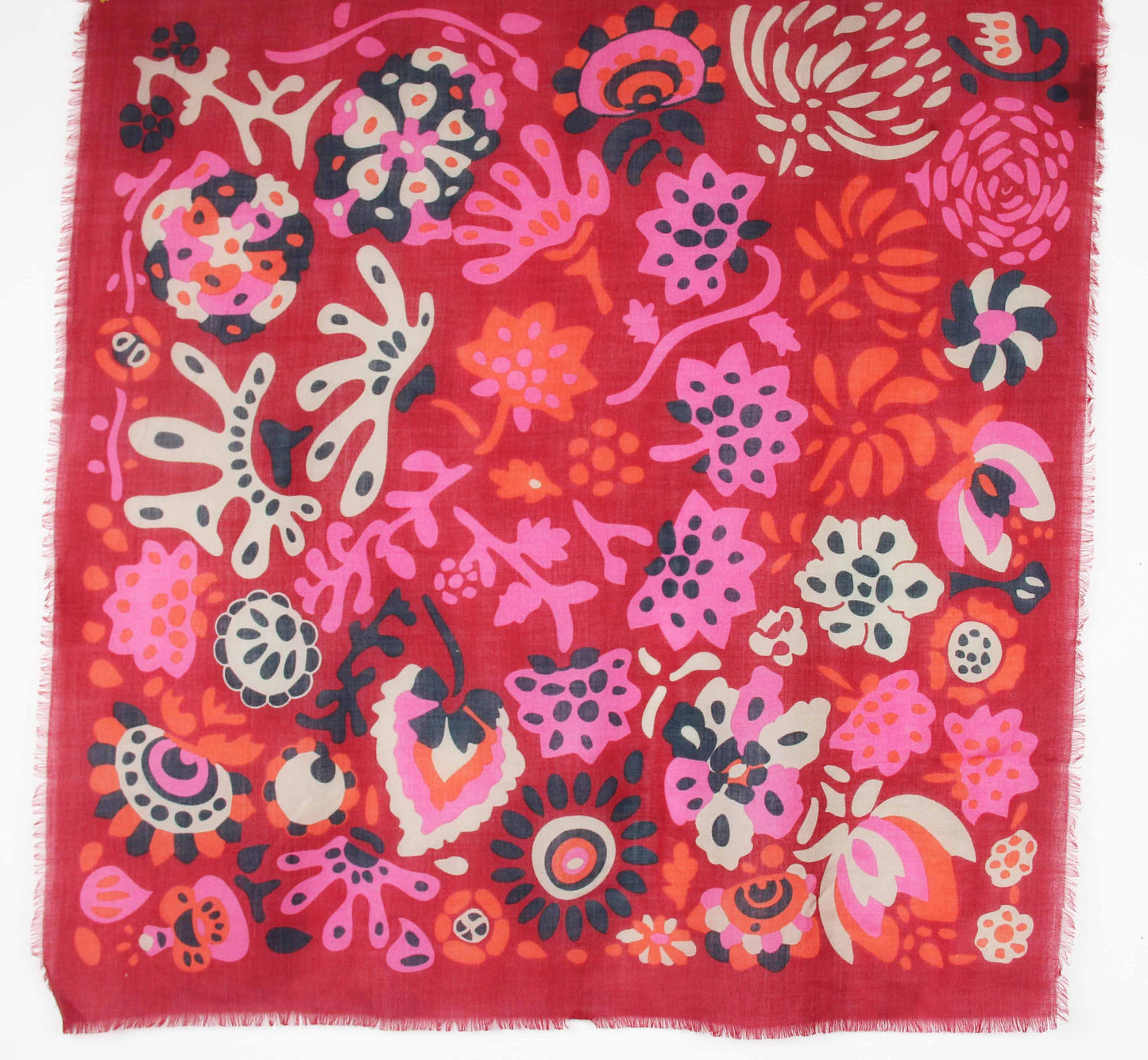 Carré Laine Girandole Rouge