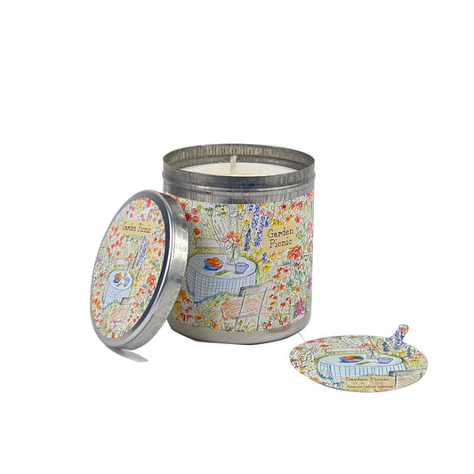 Bougie Parfumée - Boite Etain - Citron vert‚ Basilic & Mandarine