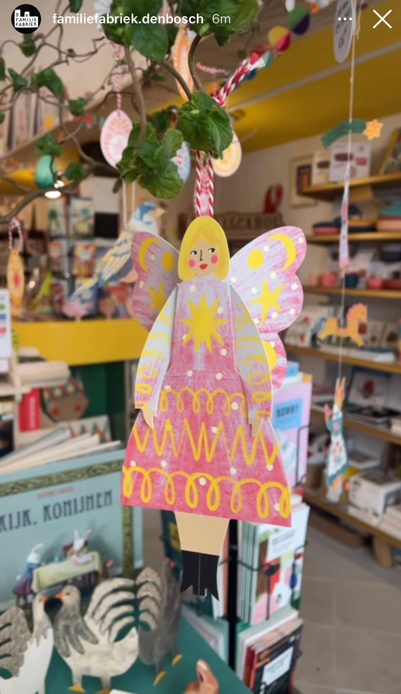 Carte de vœux Ange Papillon  - Poussière d'étoiles