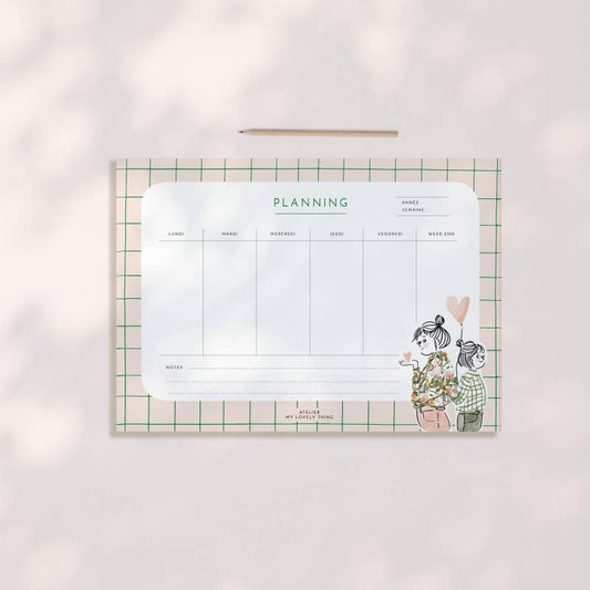 Agenda hebdomadaire « Lovely »