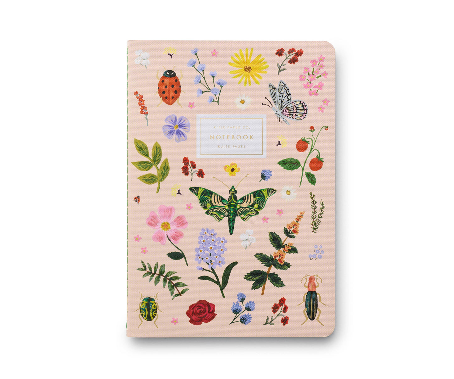 Carnet papillons et doré