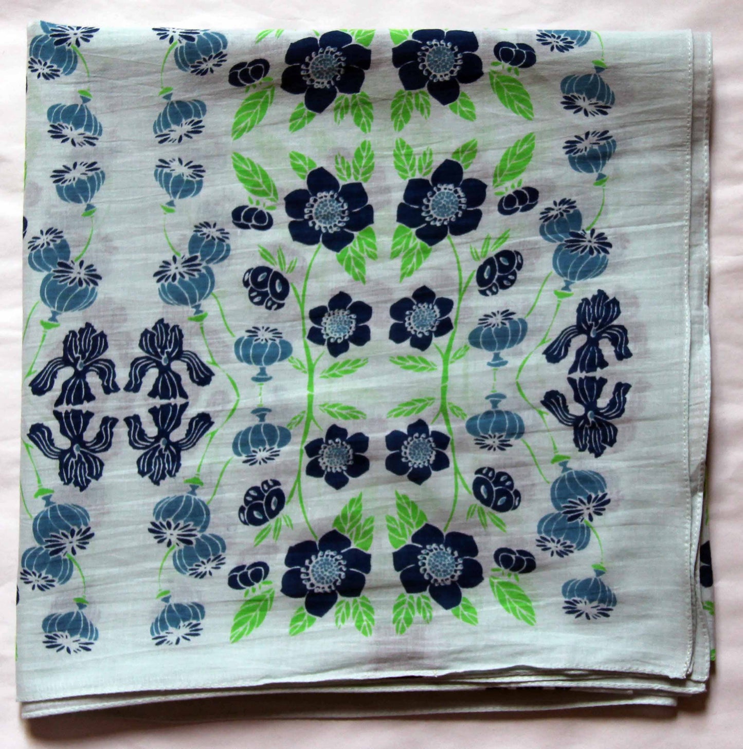 Carré Coton So British Marine Navy