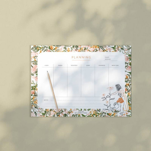 Agenda hebdomadaire « Fleur »