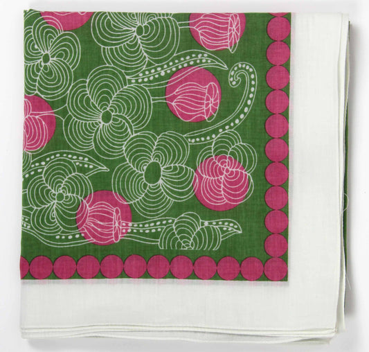 Carré Coton Burma Rose Pink