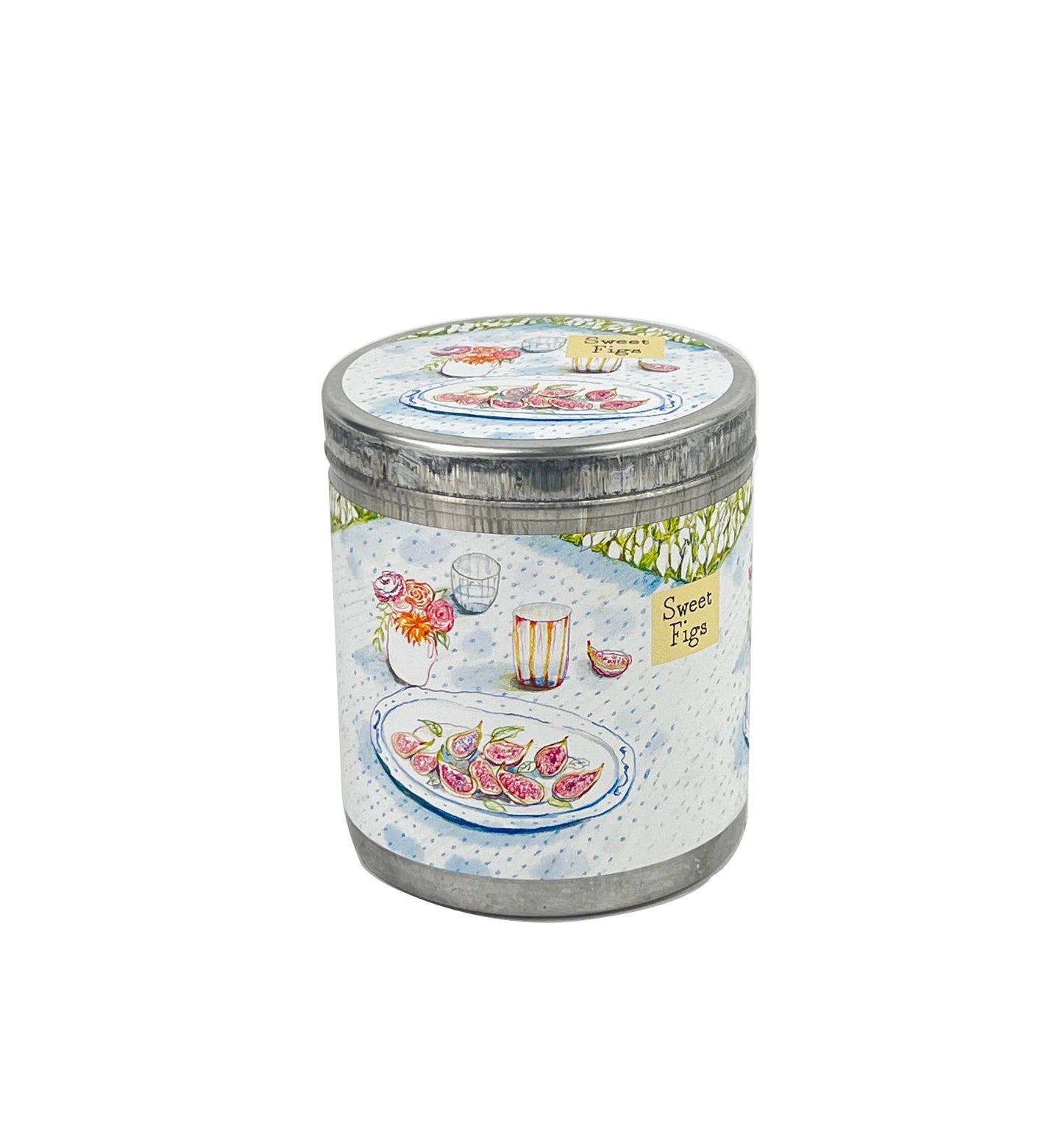 Bougie Parfumée - Boite Etain - Feuille de citron vert & Gingembre