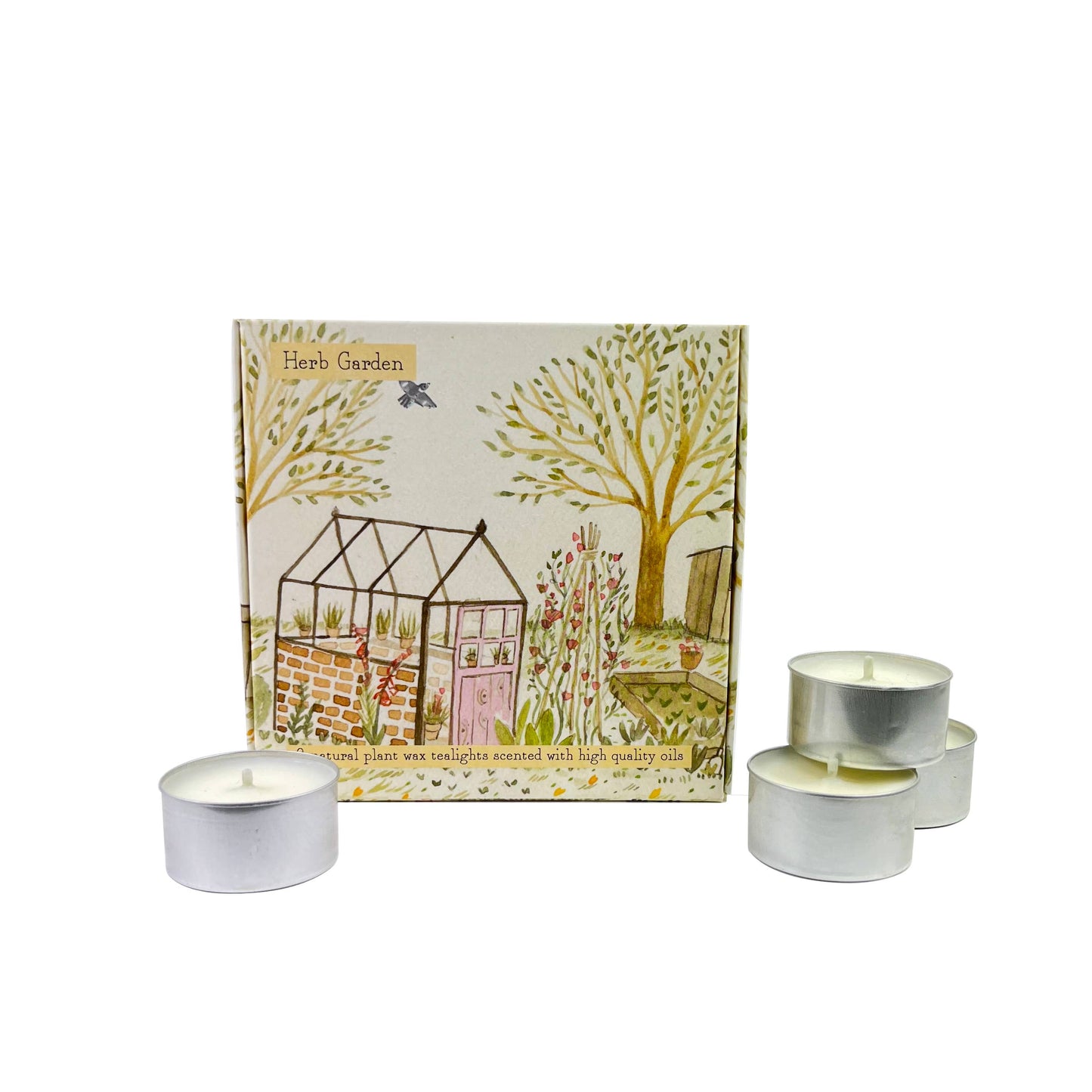 Boîte de 9 bougies chauffe-plat parfumées - Romarin, Sauge & Thym