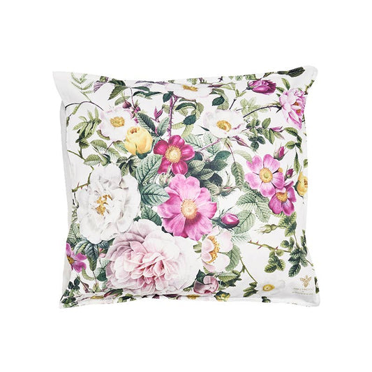 Taie d'oreiller  Rose Flower Garden, 65 x 65 cm coton bio