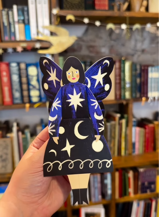 Carte de vœux Ange Papillon - Cosmique -