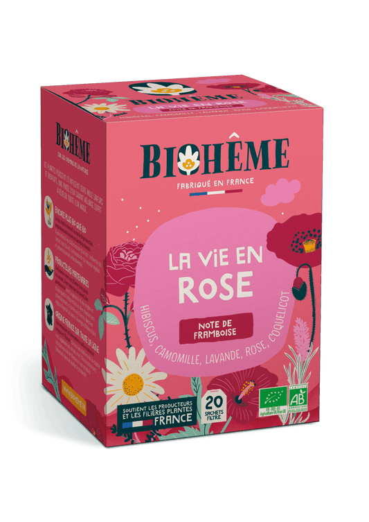 Infusion La Vie En Rose - X20 Infusettes Bio
