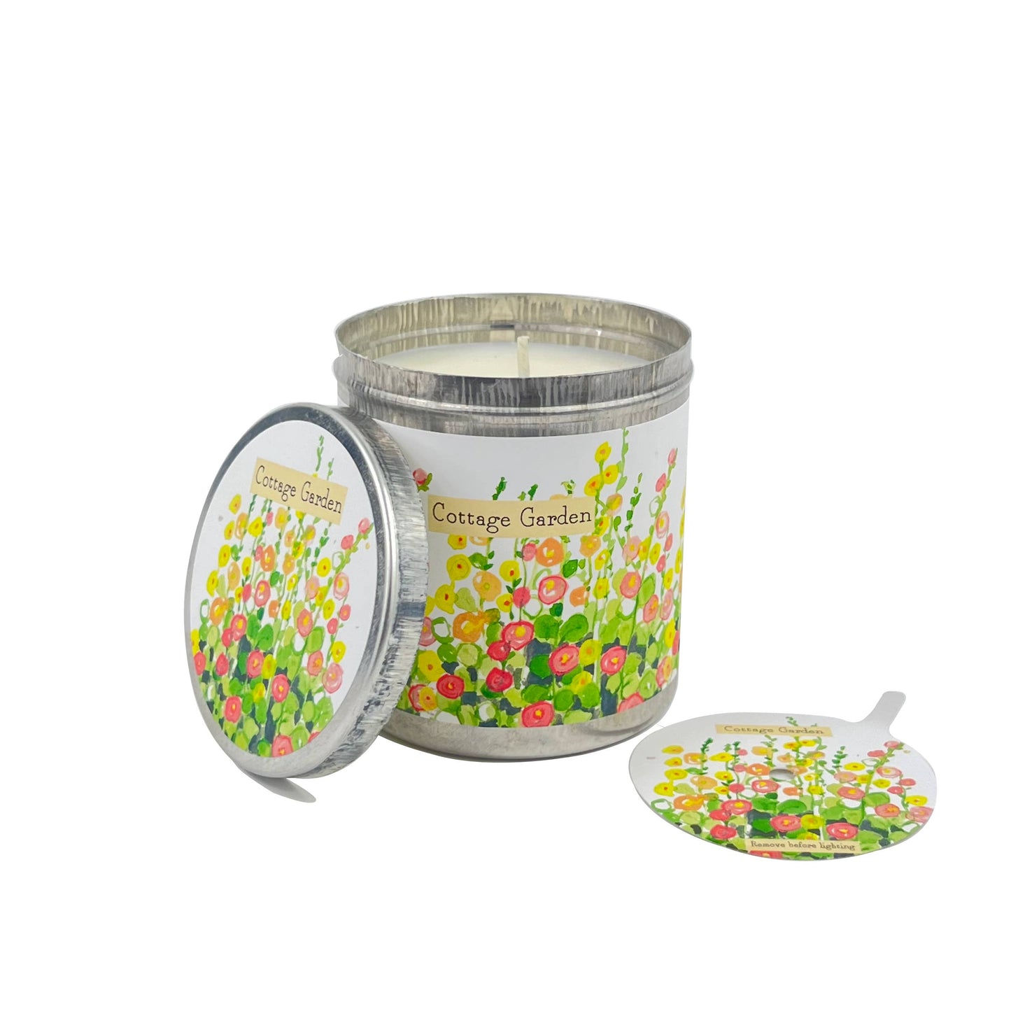 Bougie Parfumée - Boite Etain - Rose & Patchouli